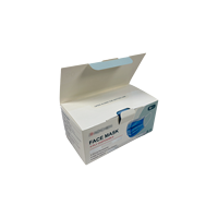 Boîte de papier Kraft en carton à verrouillage automatique de haute qualité en gros stratification mate Portable couvercle rabattable crochet bas conception en relief pour