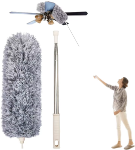 Classic Home Telescopic Microfiber Feather <strong>Duster</strong> Stainless Steel Handle <strong>Extendable</strong> for Car House Cleaning Microfiber Collection - Product Image 6