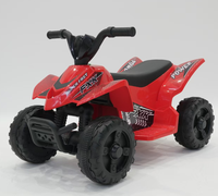 Quad électrique pour enfants à 4 roues, jouet pour tout-petits, garçons et filles, avec pneus à crampons, rouge, blanc, rose