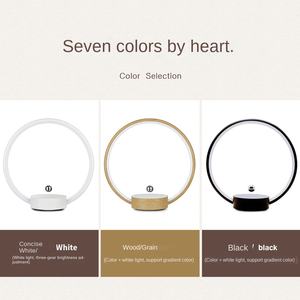 Lampe Circulaire Magnétique de Luxe Nouvelle Génération à Effet Dégradé pour Bureau, Chambre, Décoration Intérieure et Cadeau – Vente en Gros - Product Image 2