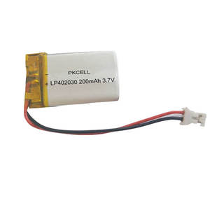 PKCELL 3.7V 402025 402030超薄型Li-Poly充電式バッテリー150mah 200mahポータブル機器用リチウムイオンバッテリーパック - Product Image 2