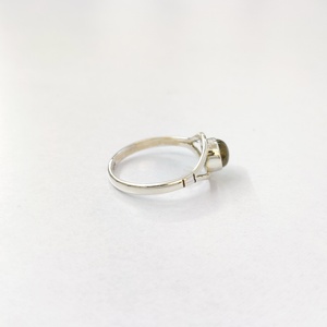 Bague en argent sterling 925 avec pierre précieuse labradorite, réglable, collection artisanale, bagues fines, bijoux en argent, prix de gros - Product Image 5