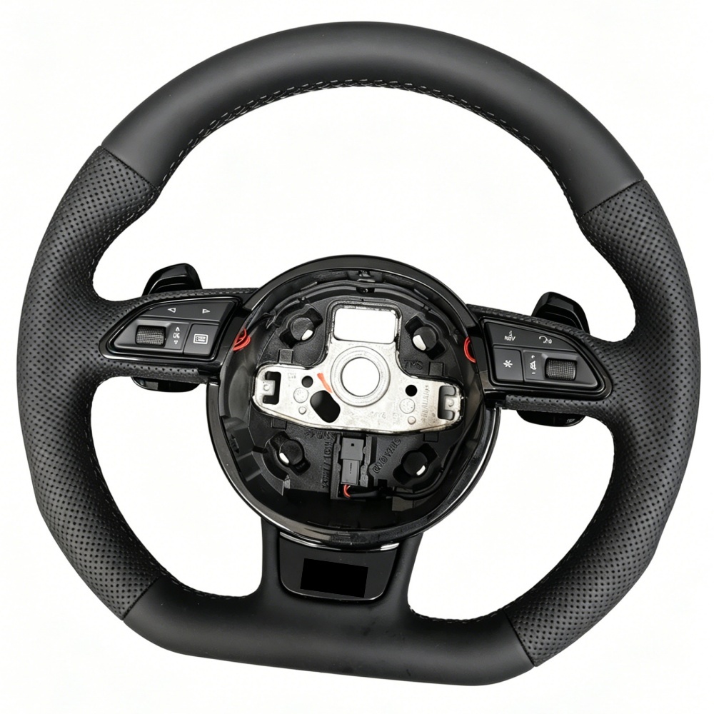 Customized Full Leather S Line Steering Wheel (Audi Fitment), photo 3