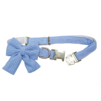Collier et laisse réglables pour chien et chat PUPE, en velours côtelé, anti-traction, style classique, dessin animé, simple, durable, de luxe, vente en gros pour animaux de compagnie