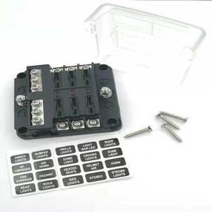 Pole Led And Negative Pole 12 Way Automotive Negative Pole Mini Line Fuse Holder