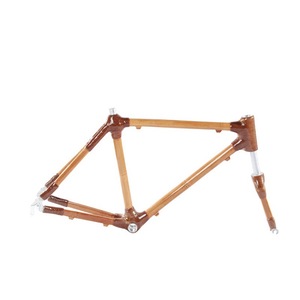Bamboo Road Bike <b>Frame</b> 54cm Hand Crafted Ladder <b>Frame</b> For Road <b>Bicycles</b> - Product Image 3
