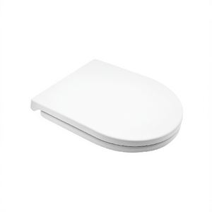 Asiento de Inodoro Gris Mate, 48 cm de Largo, 39 cm de Ancho, 5 cm de Alto, para Uso en Baños - Product Image 3