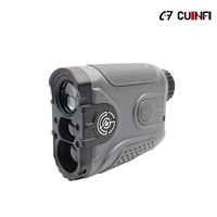 Télémètre laser de golf à 3 yeux avec système optique 6X de grossissement, portée de 6 à 850 yards, pour mesurer les distances horizontales et verticales