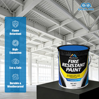 Pintura Ignífuga Lista para Enviar y Pintura Ignífuga Intumescente de Tipo Fino para Interiores en Estructuras de Acero