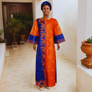 Abiti Africani Tradizionali di Alta Qualità a Basso Prezzo, Nuovi Design di <span class=keywords><strong>Abbigliamento</strong></span> Casual Femminile all'<span class=keywords><strong>Ingrosso</strong></span> - Product Image 6