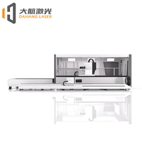 Machine de découpe laser à fibre pour grandes plaques tubulaires, automatique, IA, CNC 5 axes, options semi-fermées/entièrement fermées, pour tôles métalliques