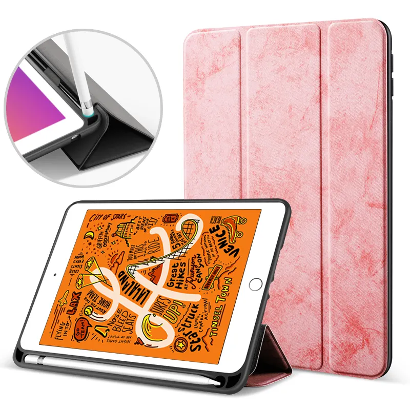 Smart Cover for ipad air 10.5 with Pencil Holder PU Leather Case for ipad air 3