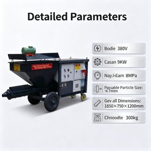 Pulverizador Eléctrico de Mortero y Cemento con Sistema Modelo 711 <span class=keywords><strong>para</strong></span> Enlucido de Paredes/Masilla/Sandblasting - Product Image 2