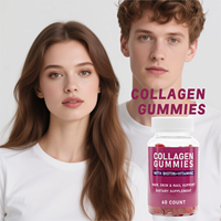 Gummies de collagène avec biotine et vitamines pour le soutien des cheveux, de la peau et des ongles – Complément alimentaire – Fournisseur d'usine OEM sous marque privée