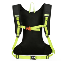 Sac à dos personnalisé de luxe géométrique portable en polyester grande capacité imperméable réfléchissant léger compatible avec l'hydratation