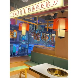 New Chinese Style Leather Pendant <b>Light</b> Round E27 Bulb Base For Restaurant Hotel <b>Dining</b> Room Ceiling Lamp - Product Image 3