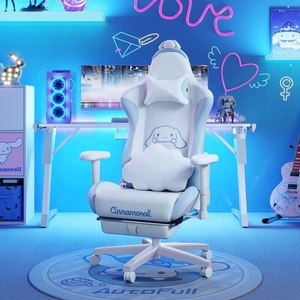 Venta al por mayor <span class=keywords><strong>Gamer</strong></span> Full <span class=keywords><strong>Cinnamoroll</strong></span> <span class=keywords><strong>Silla</strong></span> de juego blanco azul lindo mujeres <span class=keywords><strong>Gamer</strong></span> <span class=keywords><strong>silla</strong></span> Pc función mecedora 2d conejo <span class=keywords><strong>Silla</strong></span> de juego - Product Image 6