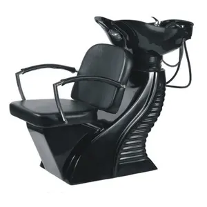 Diant novelty used lay down washing salon barber electric kneading shampoo chair with bowl sink for sale