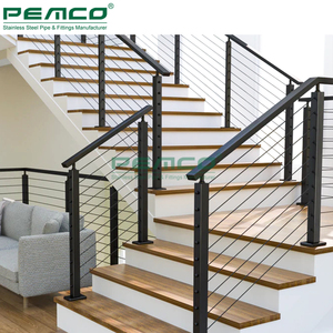 تصميم حديث لدرابزين سلكي داخلي للشرفة من الفولاذ المقاوم للصدأ - Product Image 1