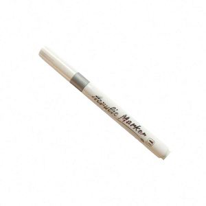 White Silver Gold Durable Plastic Art Markers Set Medium Reversible Tips for Fabric Acrylic Paint-Paint <b>Pens</b> - Product Image 5