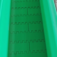 Convoyeur à chaîne à plaques réglable en vitesse automatique en PVC et acier inoxydable pour ligne de production de bouteilles de restaurant LWT