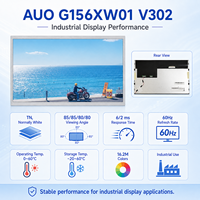 AUO G156XW01 V302 15,6 Zoll Industrielles LCD-Panel 500 Nits WXGA LVDS 30-Pin TFT-Anzeigemodul für HMI-Maschinensteuerung