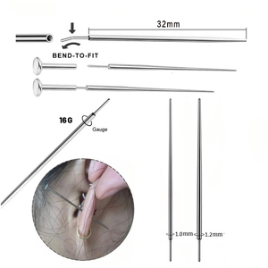 Getta F136 Titanio 16/18G Perno di Inserimento con Filettatura Conica <span class=keywords><strong>per</strong></span> Piercing Naso e Narice, con Diamante Tagliato <span class=keywords><strong>per</strong></span> Gioielli da Corpo e <span class=keywords><strong>Orecchini</strong></span> - Product Image 5
