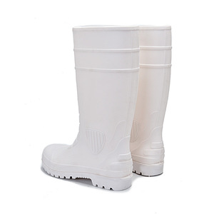 Chống trượt PVC mưa khởi động dày chịu mài mòn duy nhất thủng bằng chứng gumboots lao động bảo vệ thực phẩm màu trắng sản xuất công nhân khởi động - Product Image 6