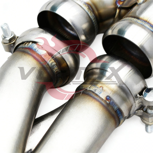 Tuyau intermédiaire Vortex 2,5 pouces à longueur égale pour BMW M3 F80 M4 F82 F83 S55 2015-2017, kit d'échappement de performance pour course, tuyau central, silencieux - Product Image 3