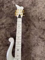 Weifang Rebon 6 String Cloud Prince Electric Guitar in White Colour