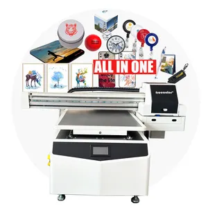 Freecolor Multifunctional Large Size Ceramic Printing 60cm 6090 uv dtf printer for gift box With 3 Heads