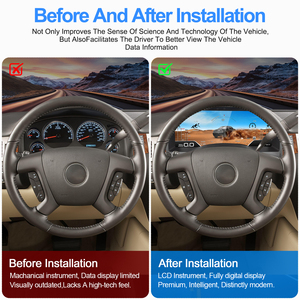 มาตรวัดระยะทางดิจิตอลแบบใหม่ จอแสดงผลแบบ Virtual Cockpit สำหรับ GMC Yukon Chevrolet Tahoe ปี 2007 2013 - Product Image 2