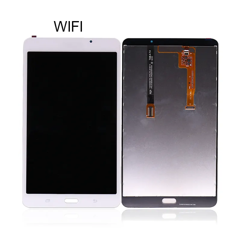 8 Inch Display Rakitan Digitizer Layar Sentuh untuk Samsung T280 Layar LCD Galaxy Tablet 7.0 SM-T280 LCD