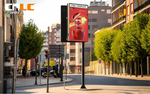 Vente chaude Panneau d'affichage LED double face rotatif extérieur étanche pour la publicité dans les rues et les places - Product Image 2