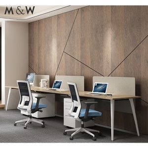 Chất Lượng Tốt Làm Việc Trạm Làm Việc Gỗ Nội Thất Trạm Làm Việc Chung Bàn Văn Phòng Bảng - Product Image 1