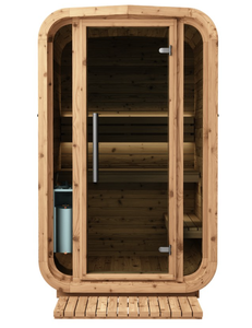 Usine directement fournir en plein air 6 personne Red Cedar Cube <span class=keywords><strong>Suna</strong></span> avec cuisinière électrique - Product Image 2