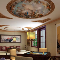 Papier peint personnalisé pour plafond européen Mural 3d Peinture à l'huile Waterproof Wallpap Home Decor