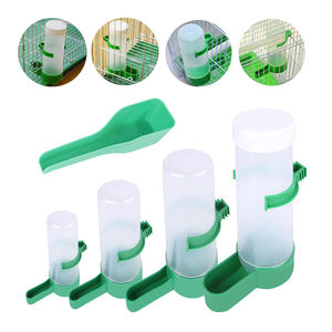 Plastik Pemberi Minum Burung Makanan Dispenser Air Kandang Pengumpan untuk Sparrow Parrorts <span class=keywords><strong>Budgie</strong></span> Cockatiel - Product Image 4