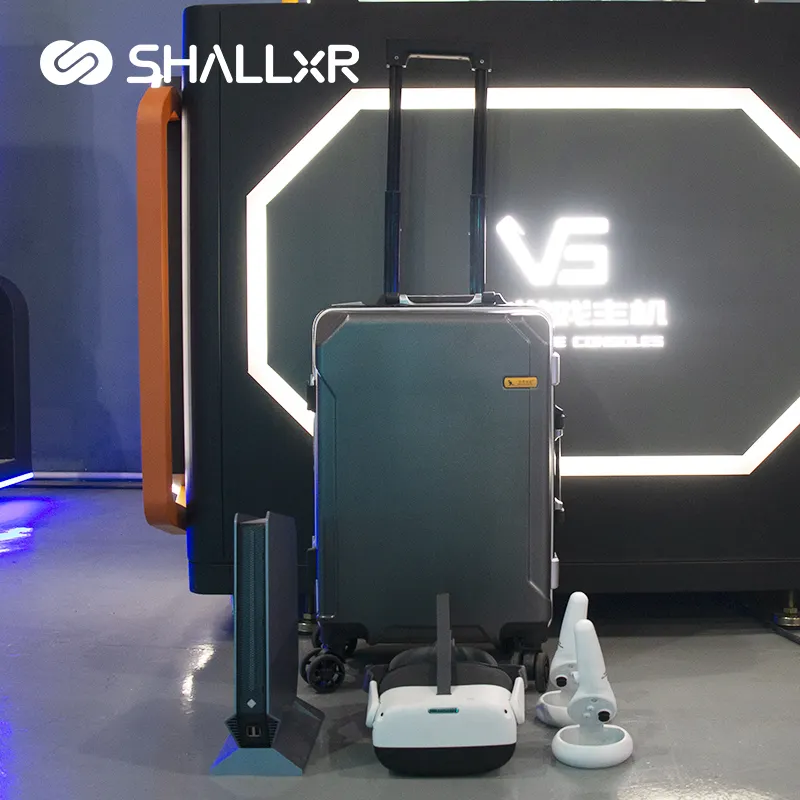 Alışveriş merkezi ShallxR insansız dinlenme alanı çift kanepe Vbox Play Station VR simülatörü oyun VR ateş etme oyunu makinesi PC