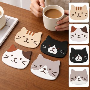 Sous-verres en PVC personnalisés, tapis de tasse en caoutchouc souple, souvenirs promotionnels créatifs pour café et boissons – Transformez votre idée en produit - Product Image 5