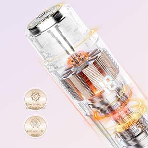 Appareil d'épilation électrique à double tête, rasoir et tondeuse pour bikini, épilation du visage, de la <span class=keywords><strong>moustache</strong></span> et des aisselles, rasoir de sécurité - Product Image 6