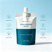 Pochette Doypack OEM à bec verseur, qualité alimentaire, anti-fuite, pour jus de fruits et boissons froides, avec logo personnalisé