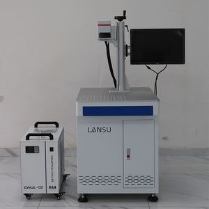 LANSU 10W UV Laser Marking Machine and Laser Engraving Machine Glass <b>Plastic</b> Paper Cloth Stand Laser Marking Machine - Product Image 2