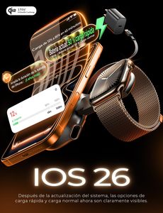 LISEN Mini Estación de Carga Inalámbrica Retráctil 3 en 1, Base de Carga Magnética Rápida de 15W para iPhone 17 16 15 <span class=keywords><strong>Pro</strong></span> Max, Reloj y <span class=keywords><strong>AirPods</strong></span> - Product Image 6
