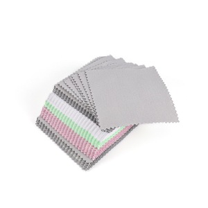 Chiffon de nettoyage et de polissage pour bijoux en daim gris 8*8, en gros, à prix réduit - Product Image 1