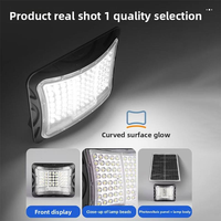 Lampu Sorot LED Tenaga Surya 100W-1000W Outdoor IP65 Tahan Air dengan Lensa ABS, Remote Control & Timer untuk Penerangan Taman, Halaman, dan Jalan