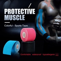 Bande de kinésiologie personnalisée pour le sport : prévention des tensions musculaires, soutien du tendon d'Achille, soulagement de la douleur et protection.