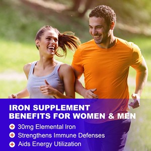 Polvo de Hierro Plus de Marca Propia, Contiene 30 mg de Hierro, Alta Potencia, Aumenta la Energía, Mejora la Salud Muscular, Complejo de Hierro en Polvo - Product Image 3