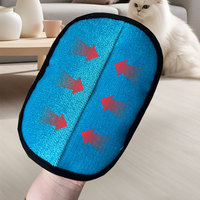 Gants de toilettage pour l'élimination des poils d'animaux, pour chat et chien, nettoyage essentiel, gants réutilisables pour meubles et vêtements
