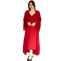 Vente en gros Ensemble chemise de nuit dentelle sexy Ensemble nuit 2 pièces pyjama luxe satin sexy Ensemble pour femmes vêtements sexy pyjama pour femmes